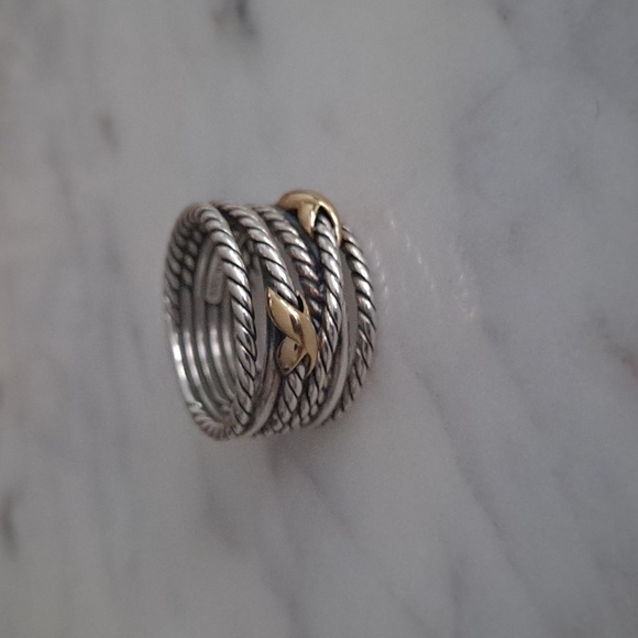 Authentic David Yurman Double X Crossover ring - Picture 16 of 16